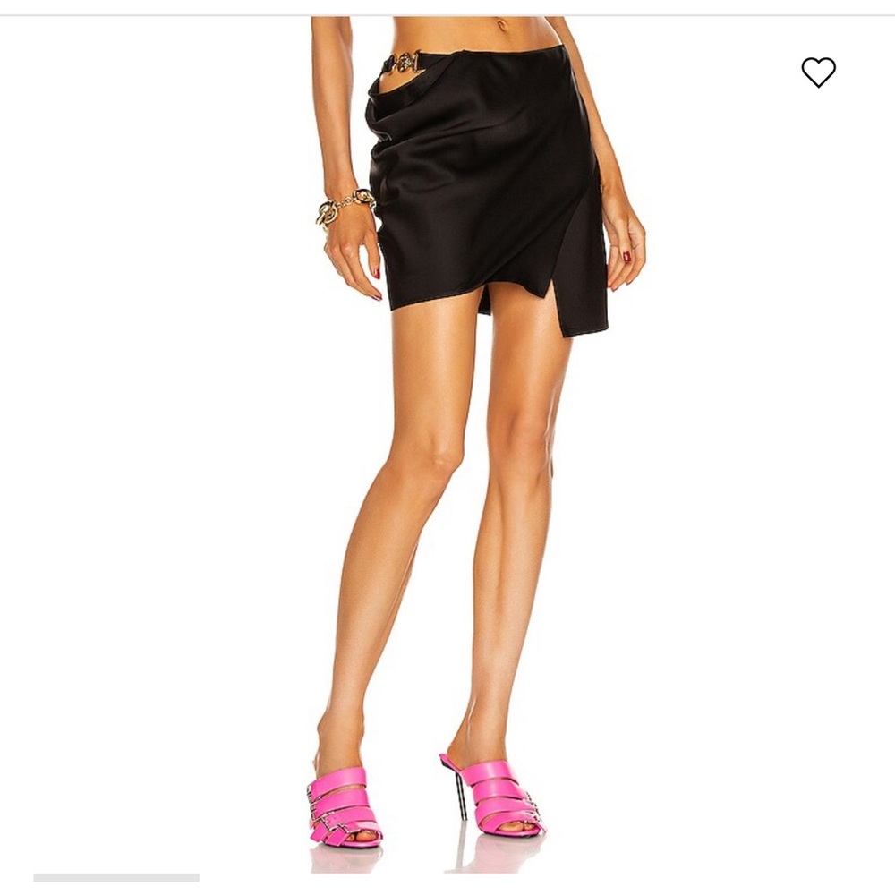 Versace Medusa Silk Mini Skirt